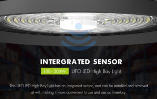 Microwave Sensor UFO LED High Bay Light