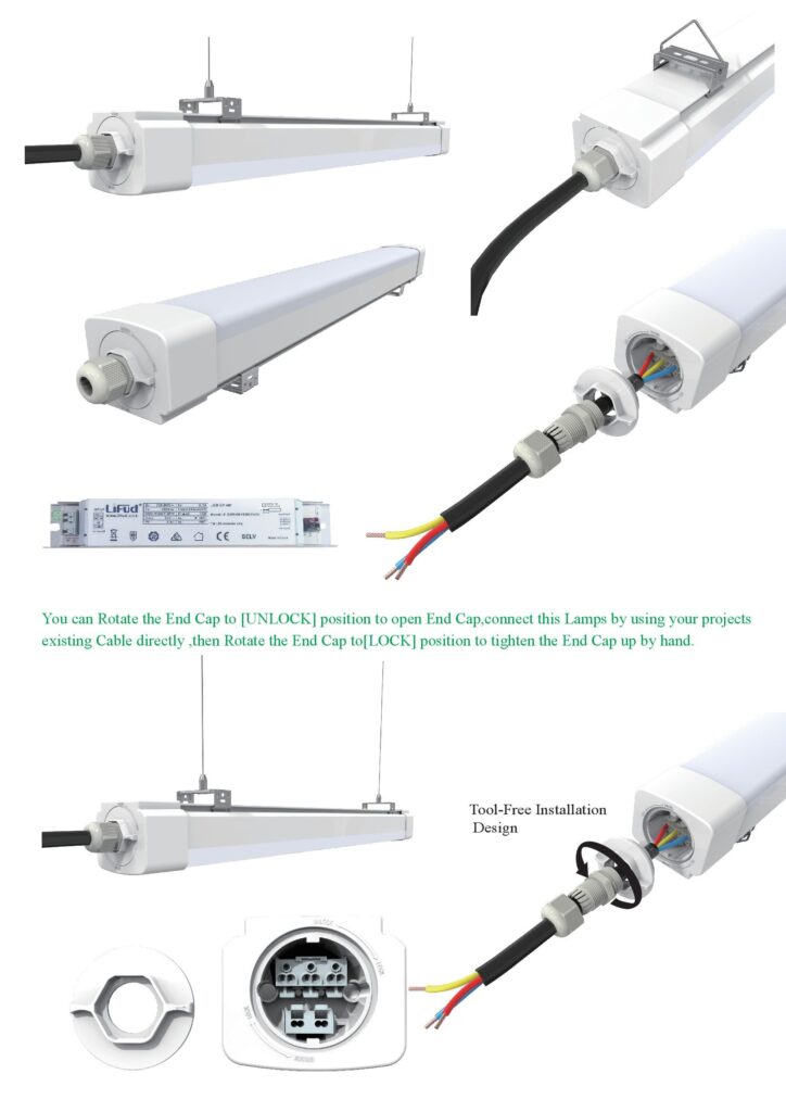 Linkable LED Vapor Tight Light Projects